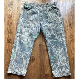 Vintage Duxbak Camo Pants Mens Size 35x27 Hunting Realtree 90s USA Made